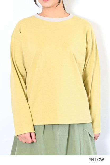 ≪SALE≫Wide Ringer Long Tee ②