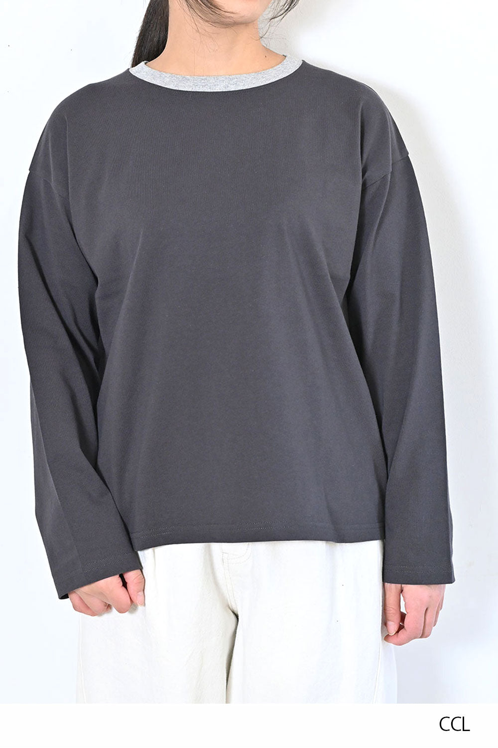 ≪SALE≫Wide Ringer Long Tee ②