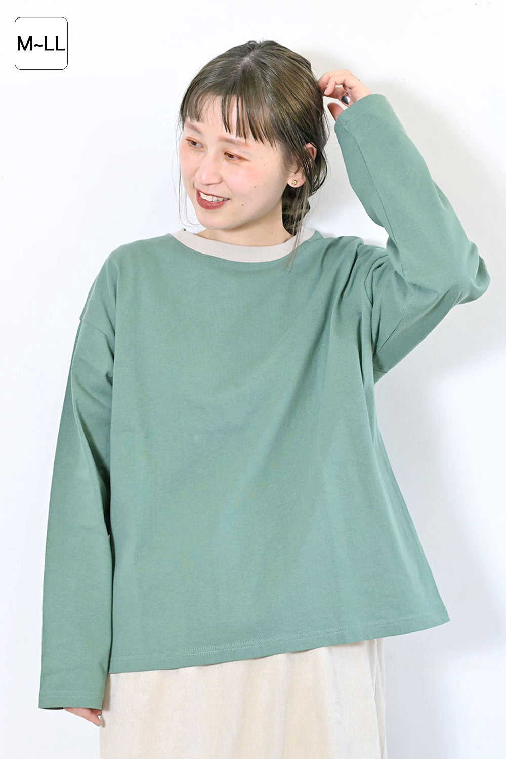 ≪SALE≫Wide Ringer Long Tee ②