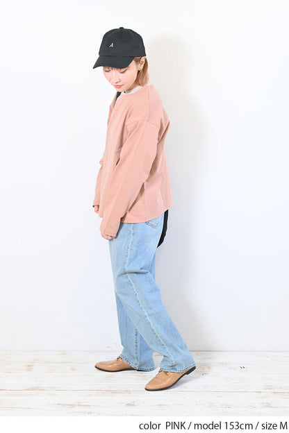 ≪SALE≫Wide Ringer Long Tee ②