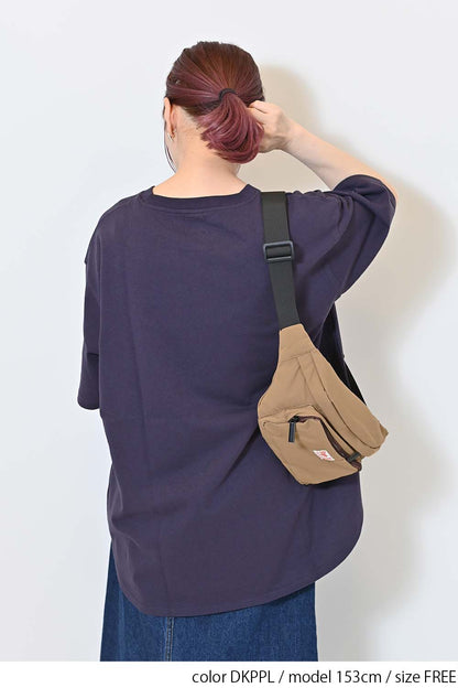 ≪SALE≫Heart Pocket Round Hem Short Sleeve Tunic