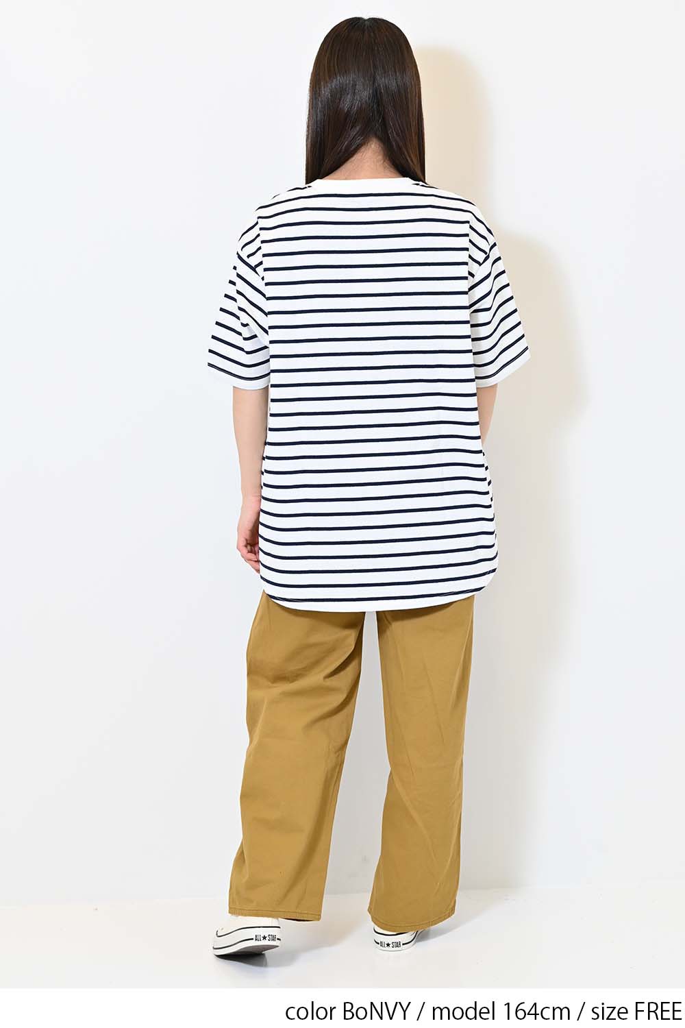 ≪SALE≫Heart Pocket Round Hem Short Sleeve Tunic