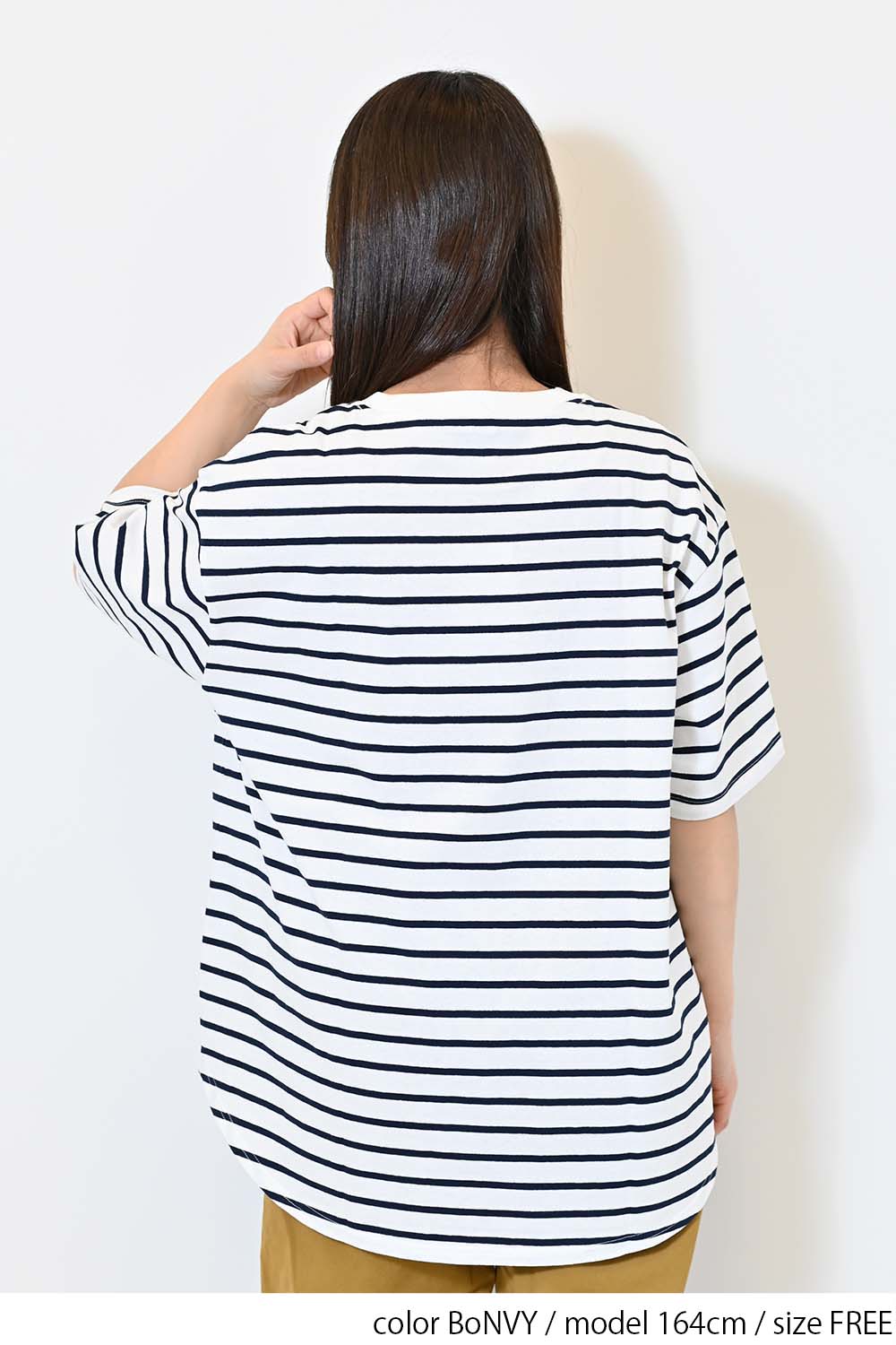 ≪SALE≫Heart Pocket Round Hem Short Sleeve Tunic