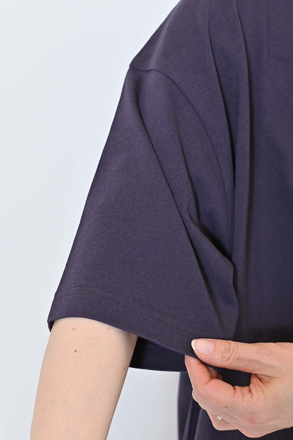 ≪SALE≫Heart Pocket Round Hem Short Sleeve Tunic