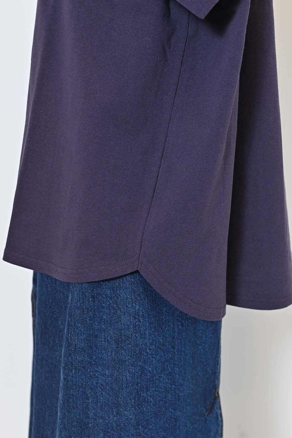 ≪SALE≫Heart Pocket Round Hem Short Sleeve Tunic
