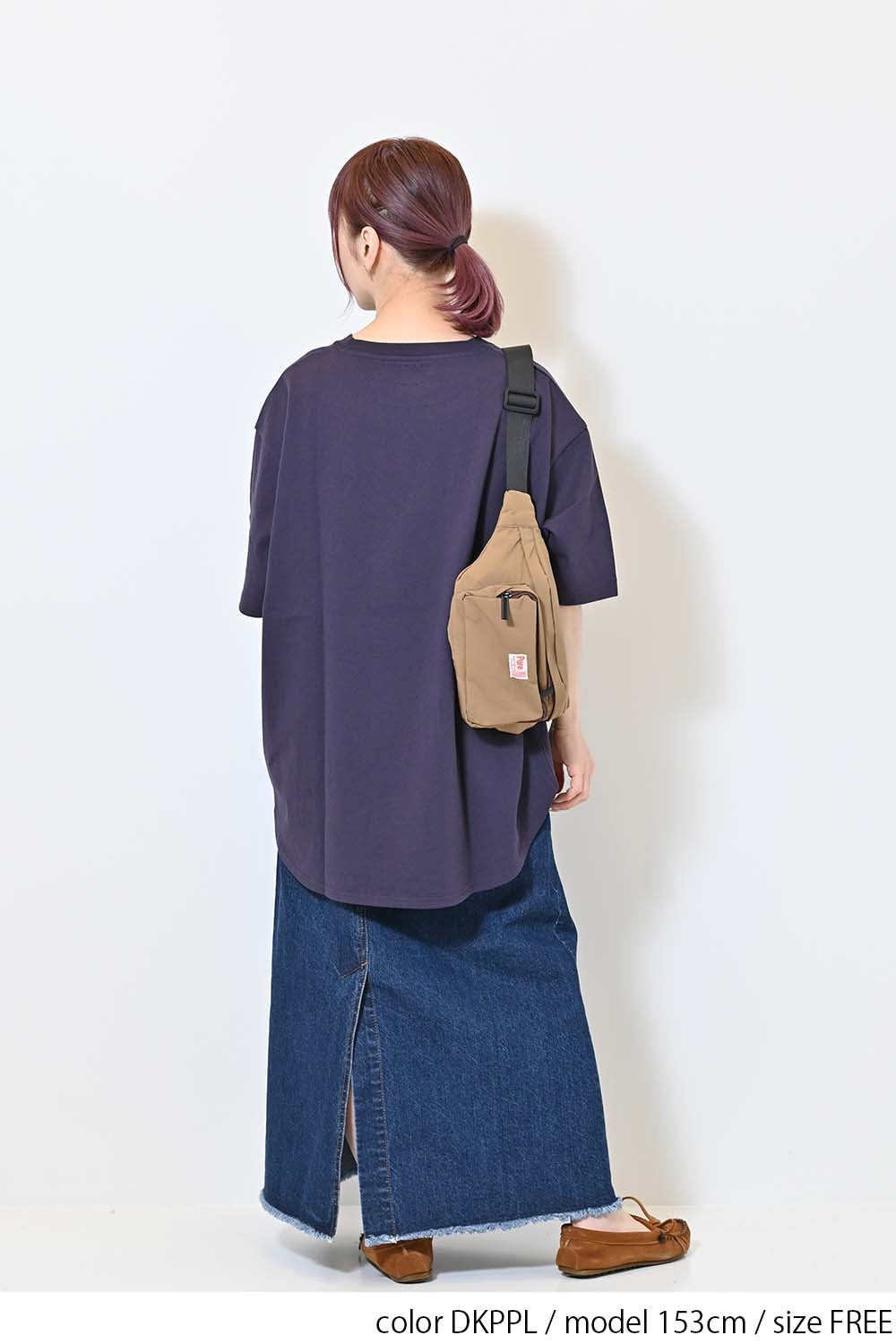 ≪SALE≫Heart Pocket Round Hem Short Sleeve Tunic