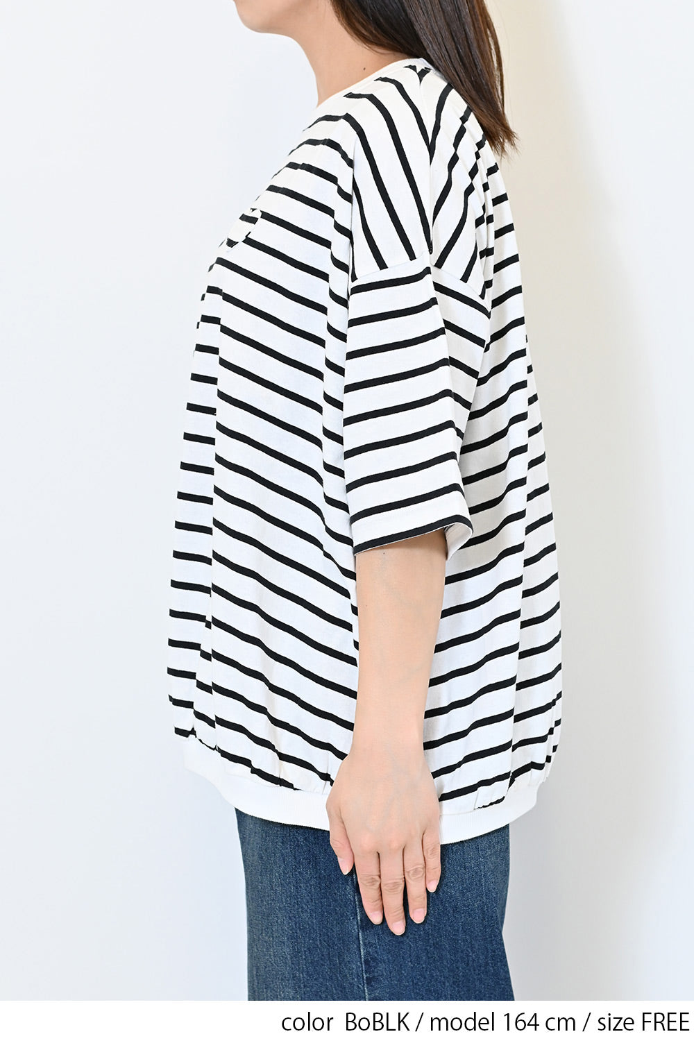 ≪SALE≫Heart Pocket Gathered Hem Pullover