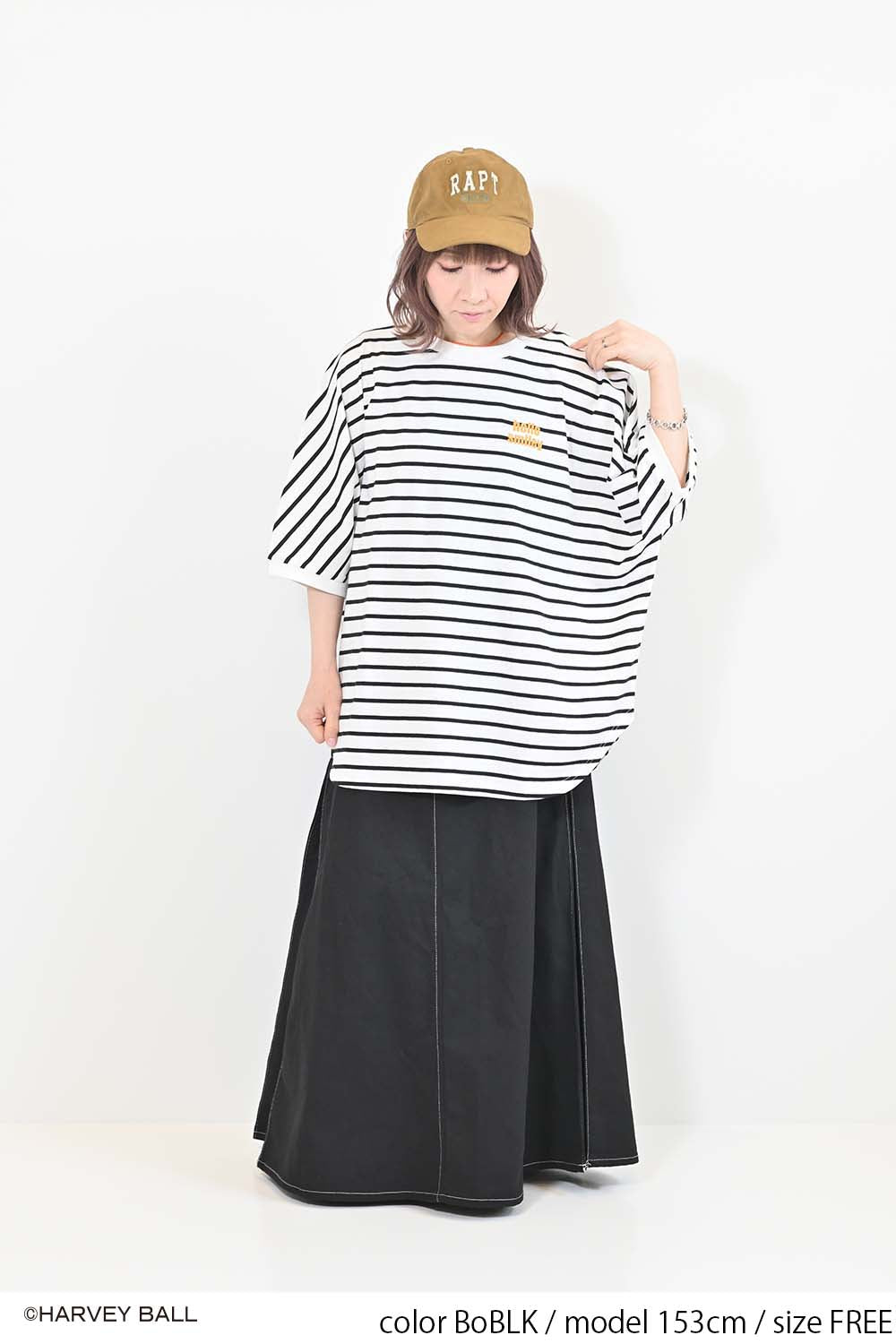 スマイルバックプリントチュニック