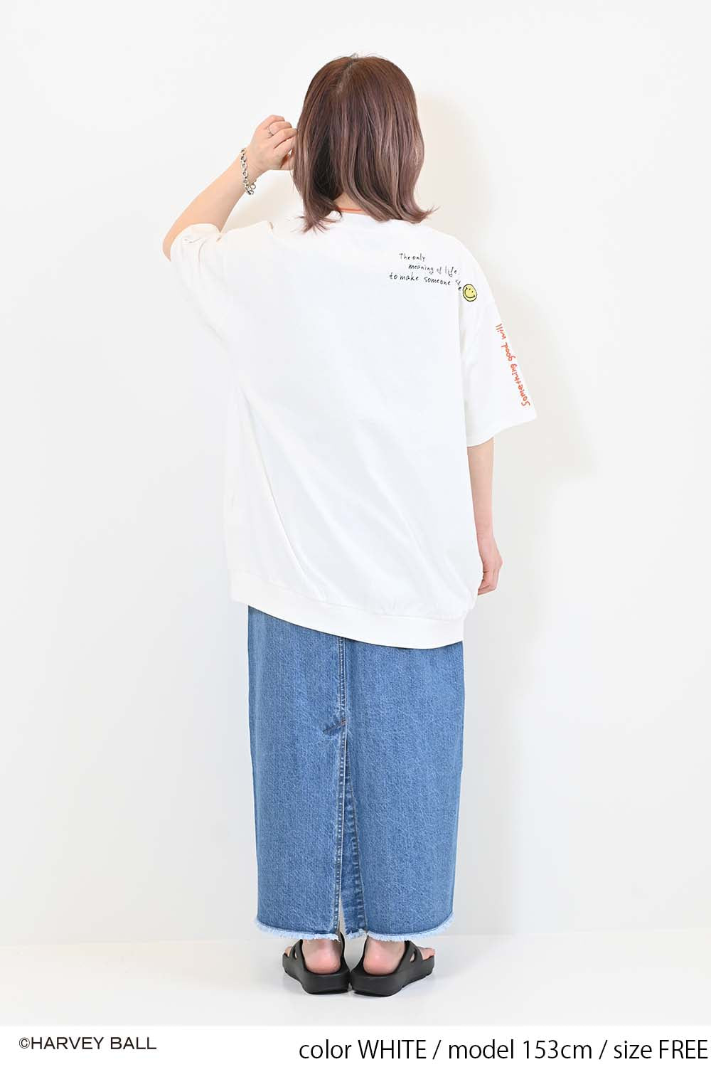 ≪SALE≫手書き風刺繍SMILE チュニック – HEART MARKET