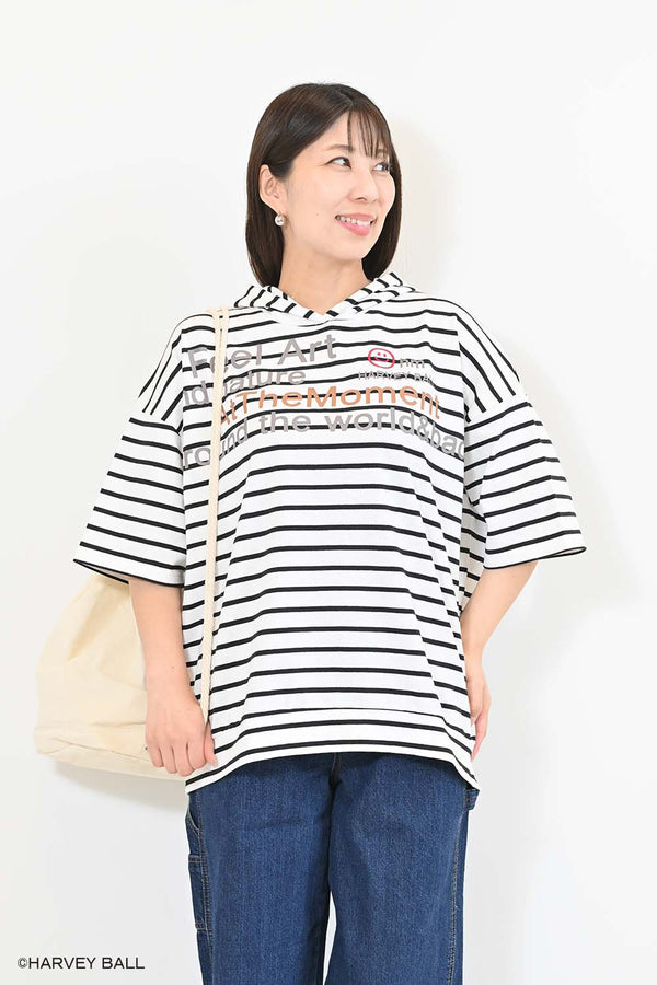 ≪SALE≫Smiley Face Hooded Parka Tunic