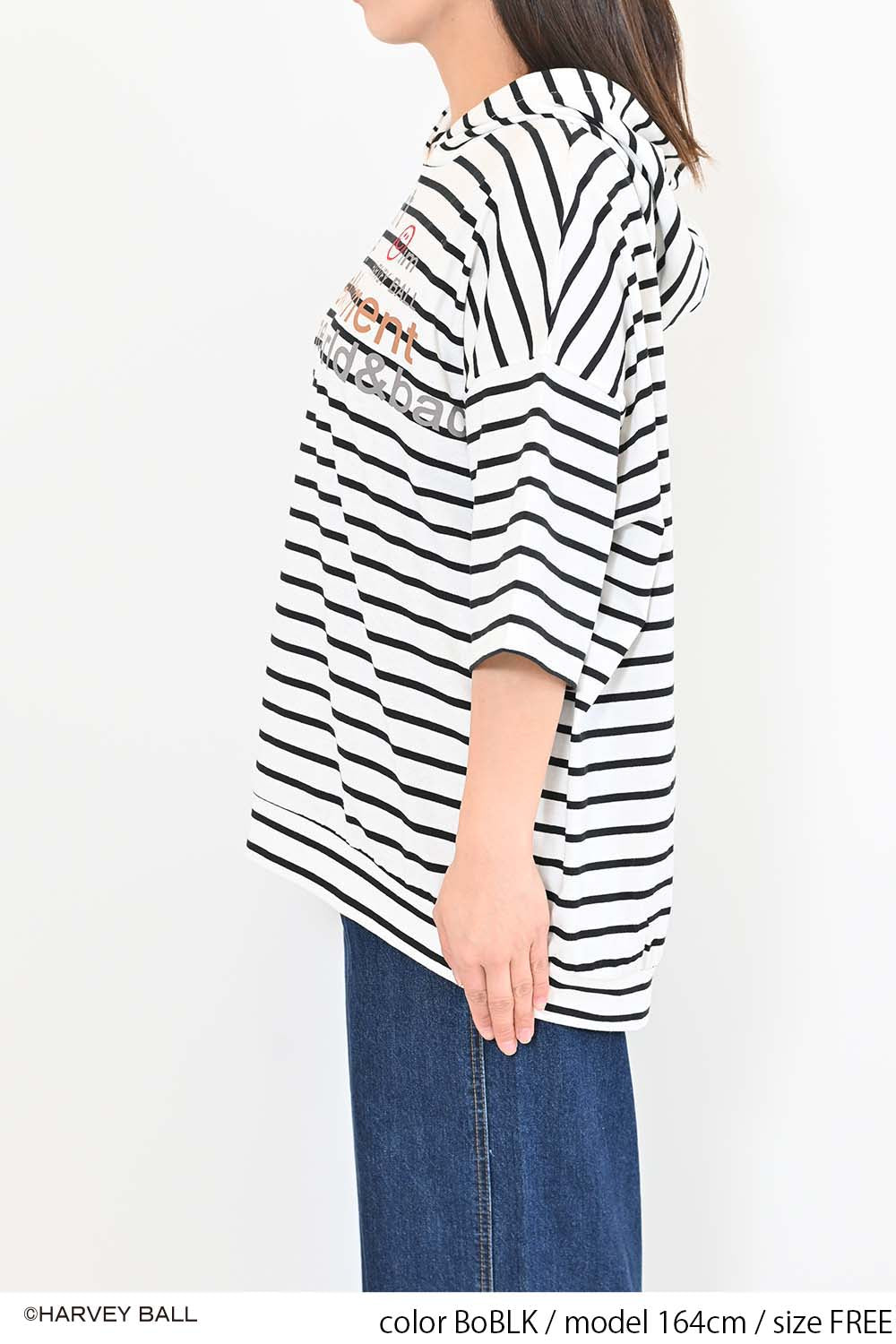 ≪SALE≫Smiley Face Hooded Parka Tunic