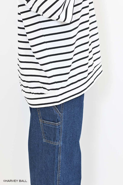 ≪SALE≫Smiley Face Hooded Parka Tunic