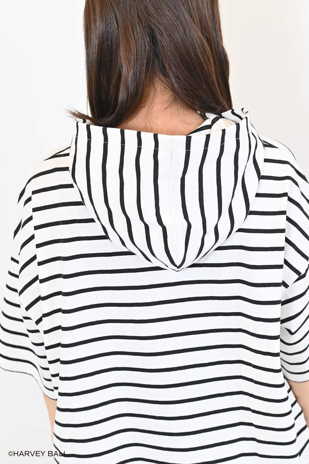≪SALE≫Smiley Face Hooded Parka Tunic