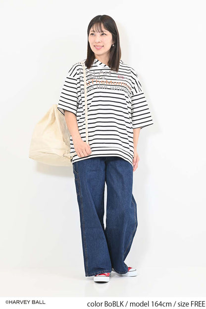 ≪SALE≫Smiley Face Hooded Parka Tunic