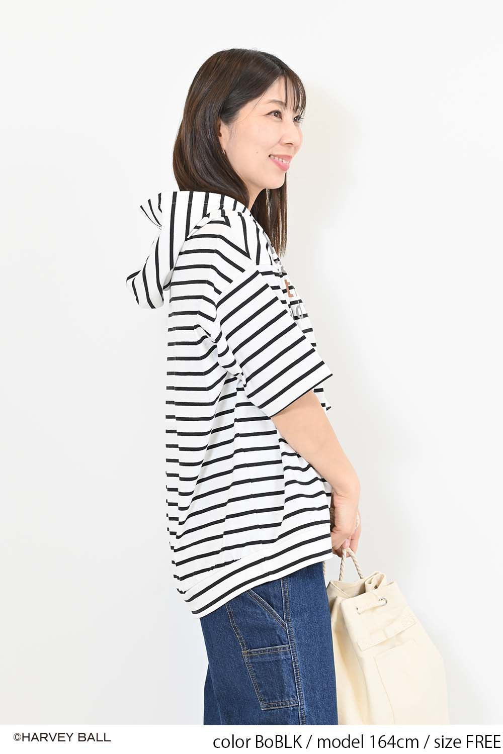 ≪SALE≫Smiley Face Hooded Parka Tunic