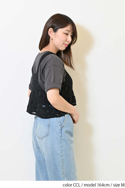 ワイドな無地TEE
