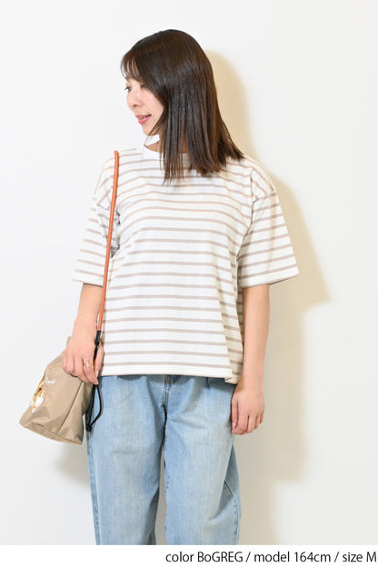 ワイドなボーダーTEE