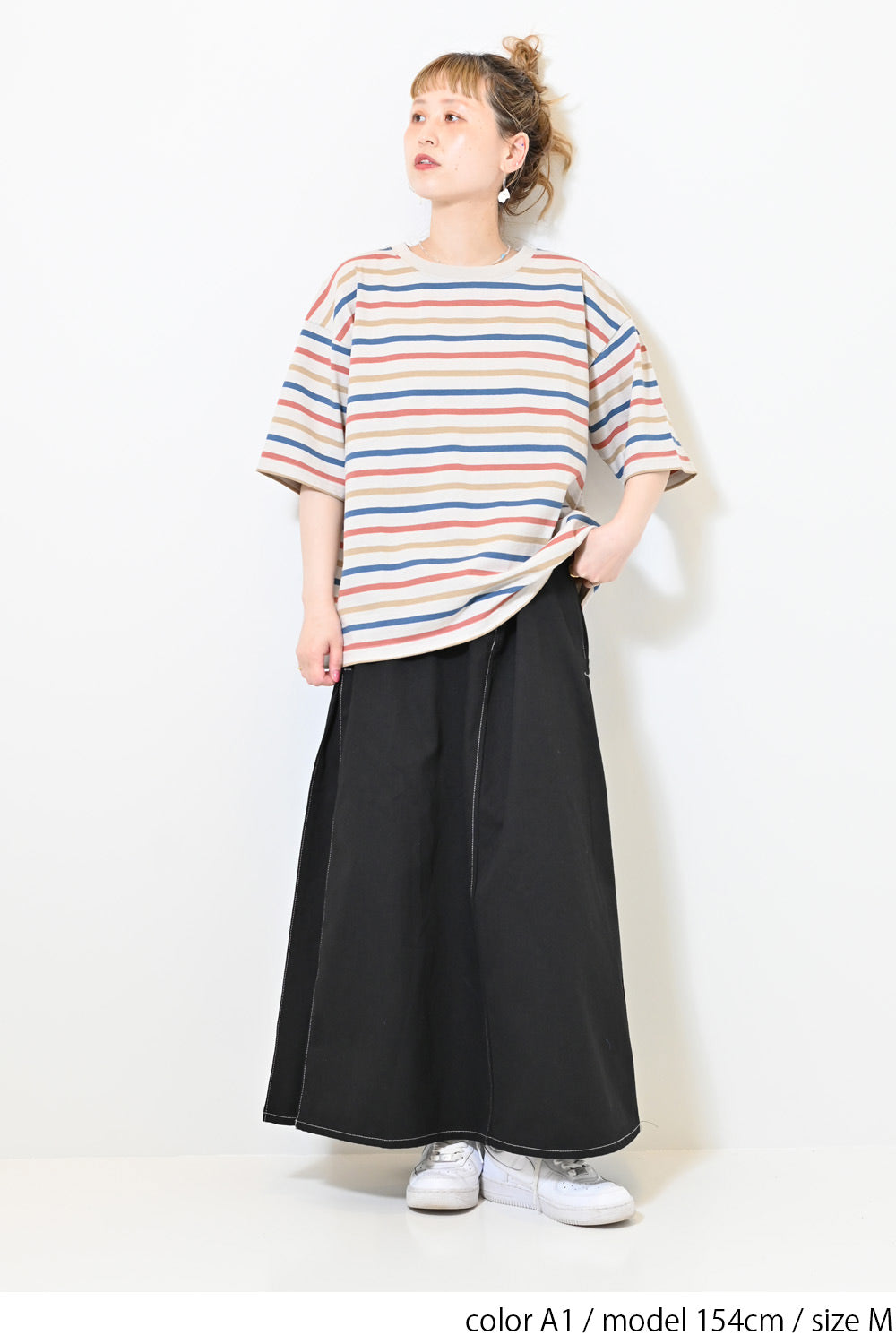 ワイドなボーダーTEE