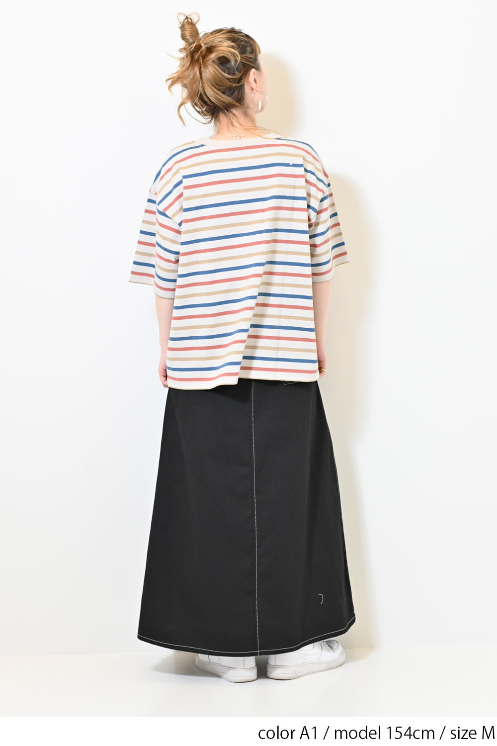 ワイドなボーダーTEE