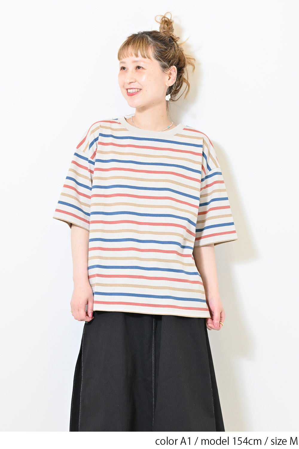 ワイドなボーダーTEE