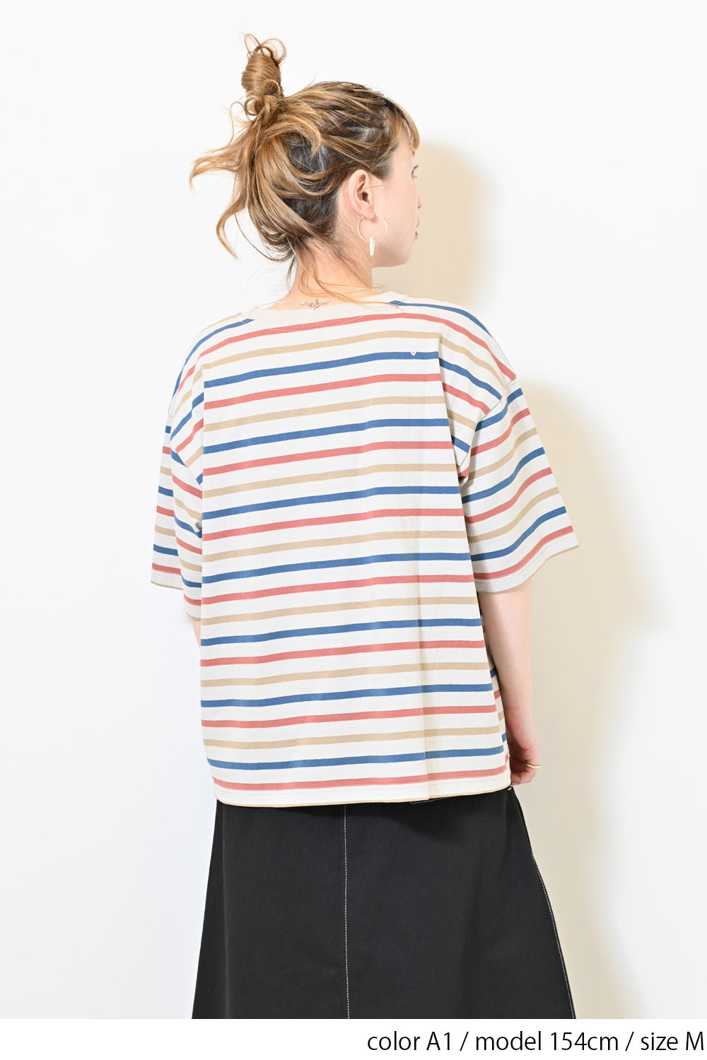 ワイドなボーダーTEE