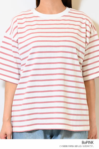 ワイドなボーダーTEE