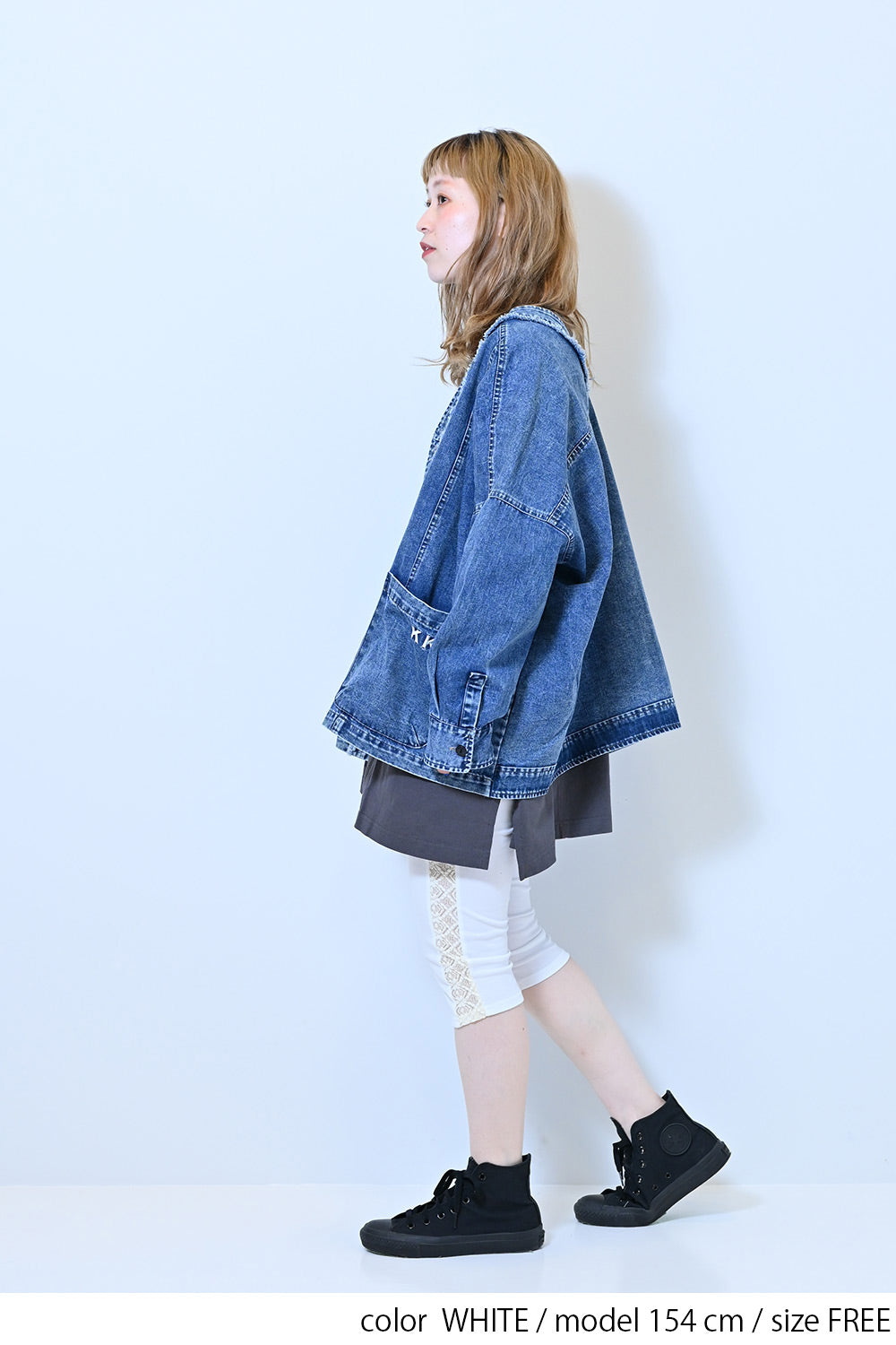 【charmmy】Side Lace Leggings