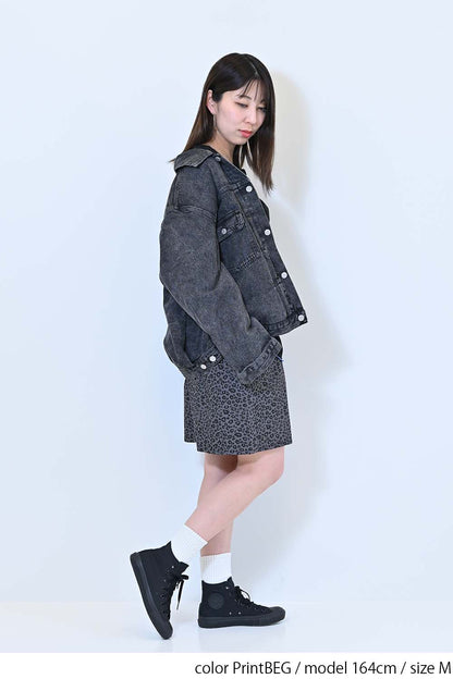 ≪SALE≫[charmmy] Patterned Mini Shirt
