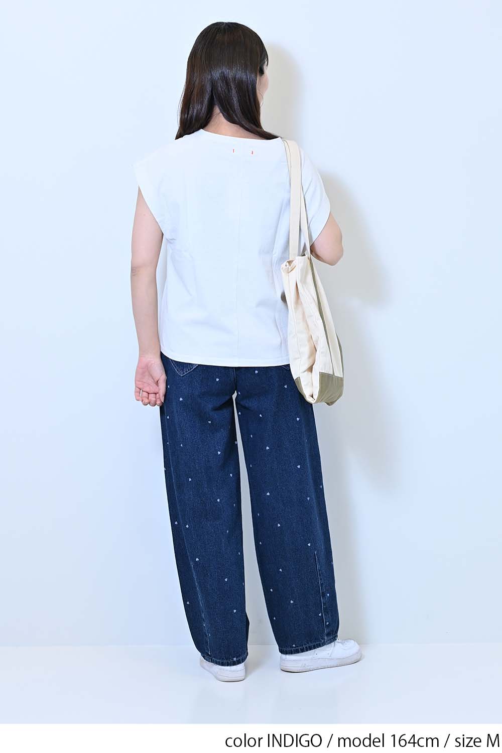 ≪SALE≫[charmmy] Heart Denim Pants