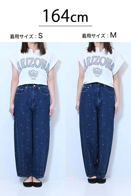 ≪SALE≫[charmmy] Heart Denim Pants