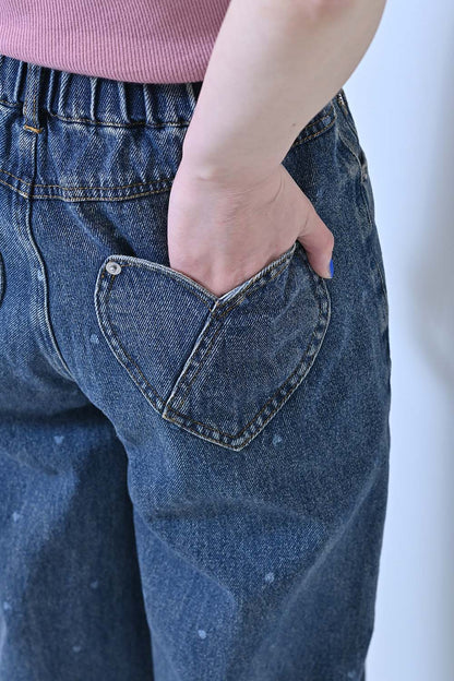 ≪SALE≫[charmmy] Heart Denim Pants