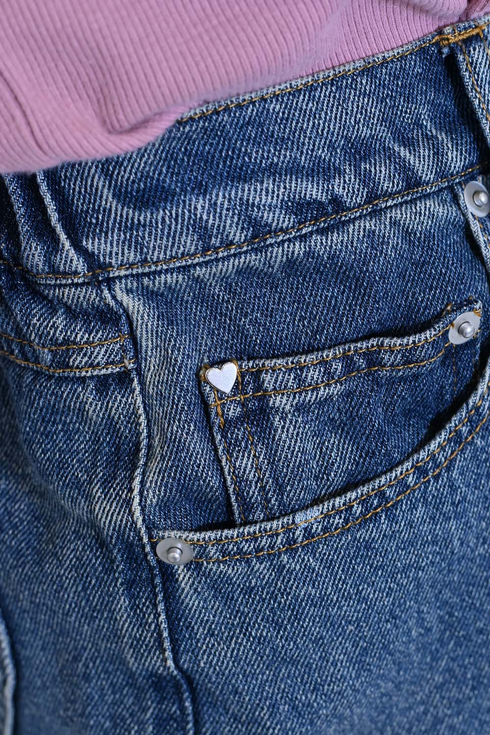 ≪SALE≫[charmmy] Heart Denim Pants