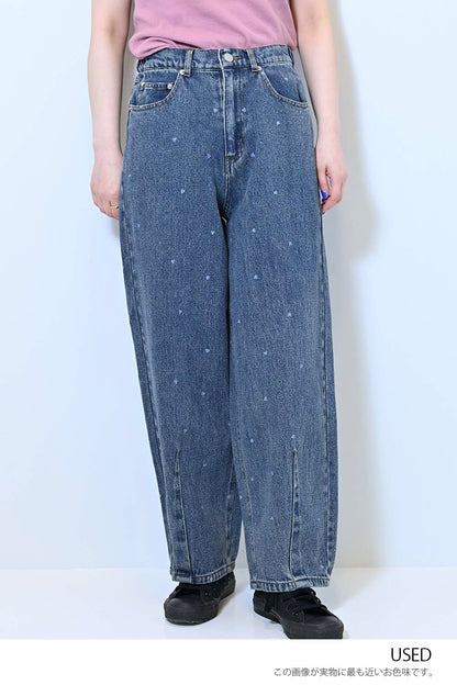 ≪SALE≫[charmmy] Heart Denim Pants