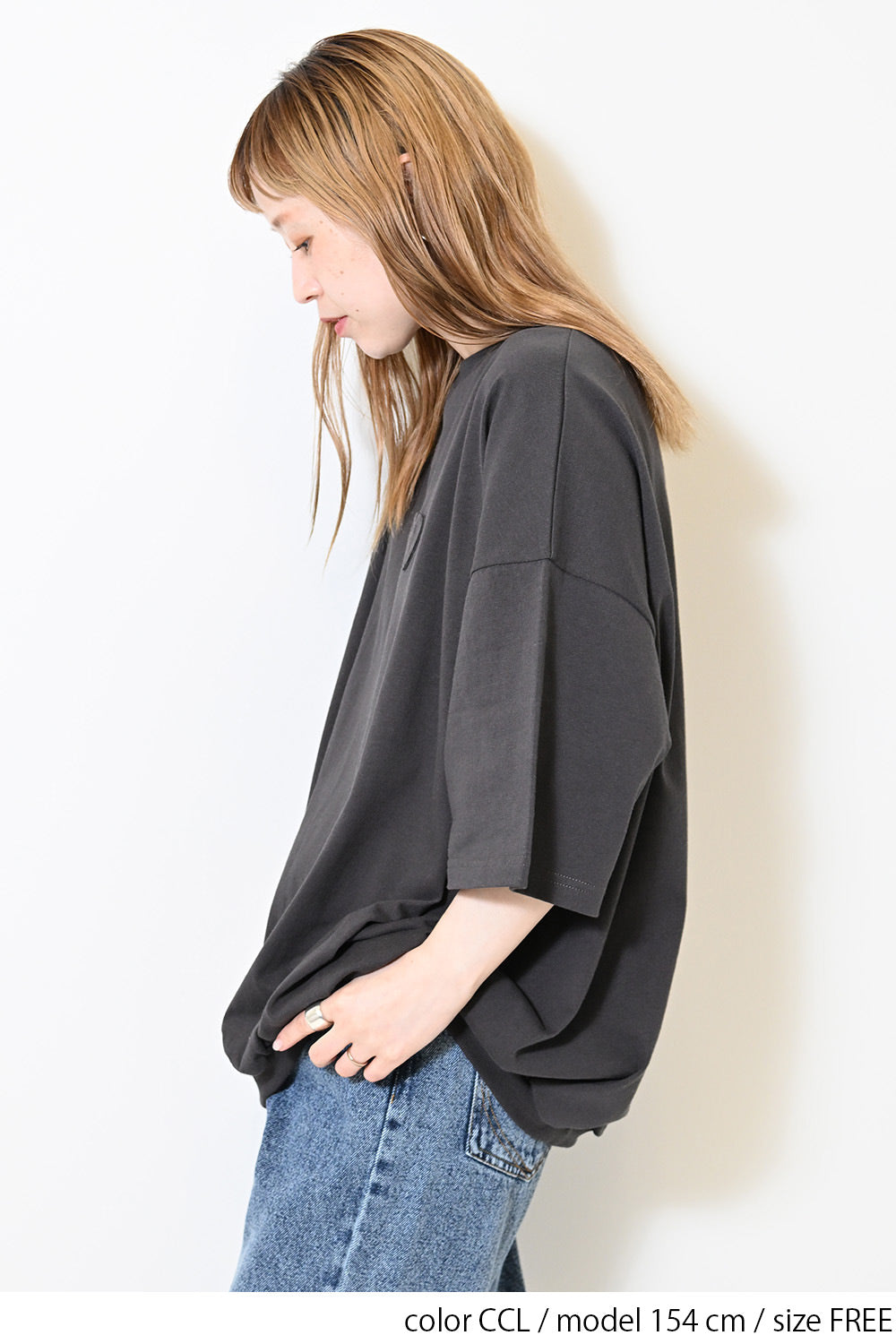 ≪SALE≫Heart Pocket Gathered Hem Pullover ②