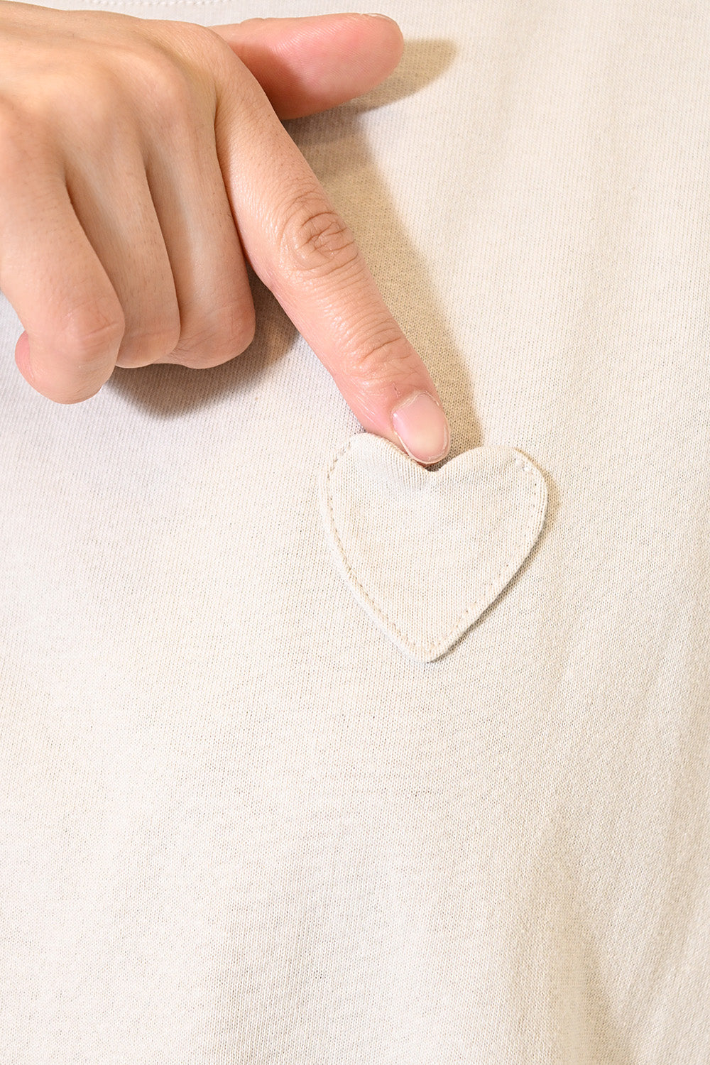 ≪SALE≫Heart Pocket Gathered Hem Pullover ②