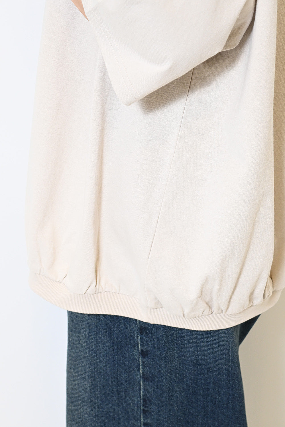 ≪SALE≫Heart Pocket Gathered Hem Pullover ②