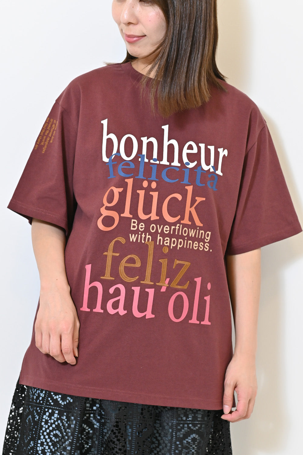≪SALE≫【charmmy】bonheur BIG TEE