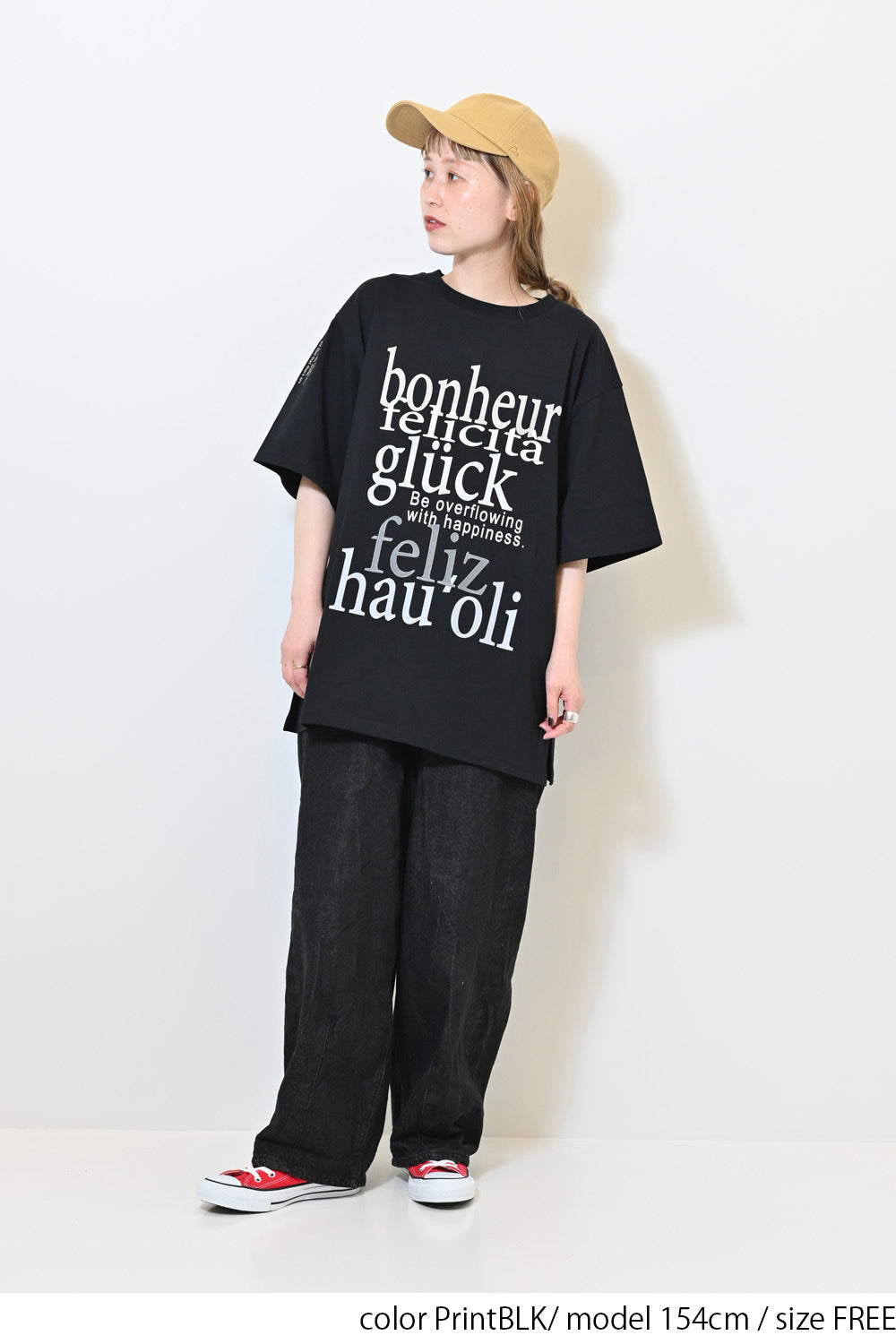 ≪SALE≫【charmmy】bonheur BIG TEE