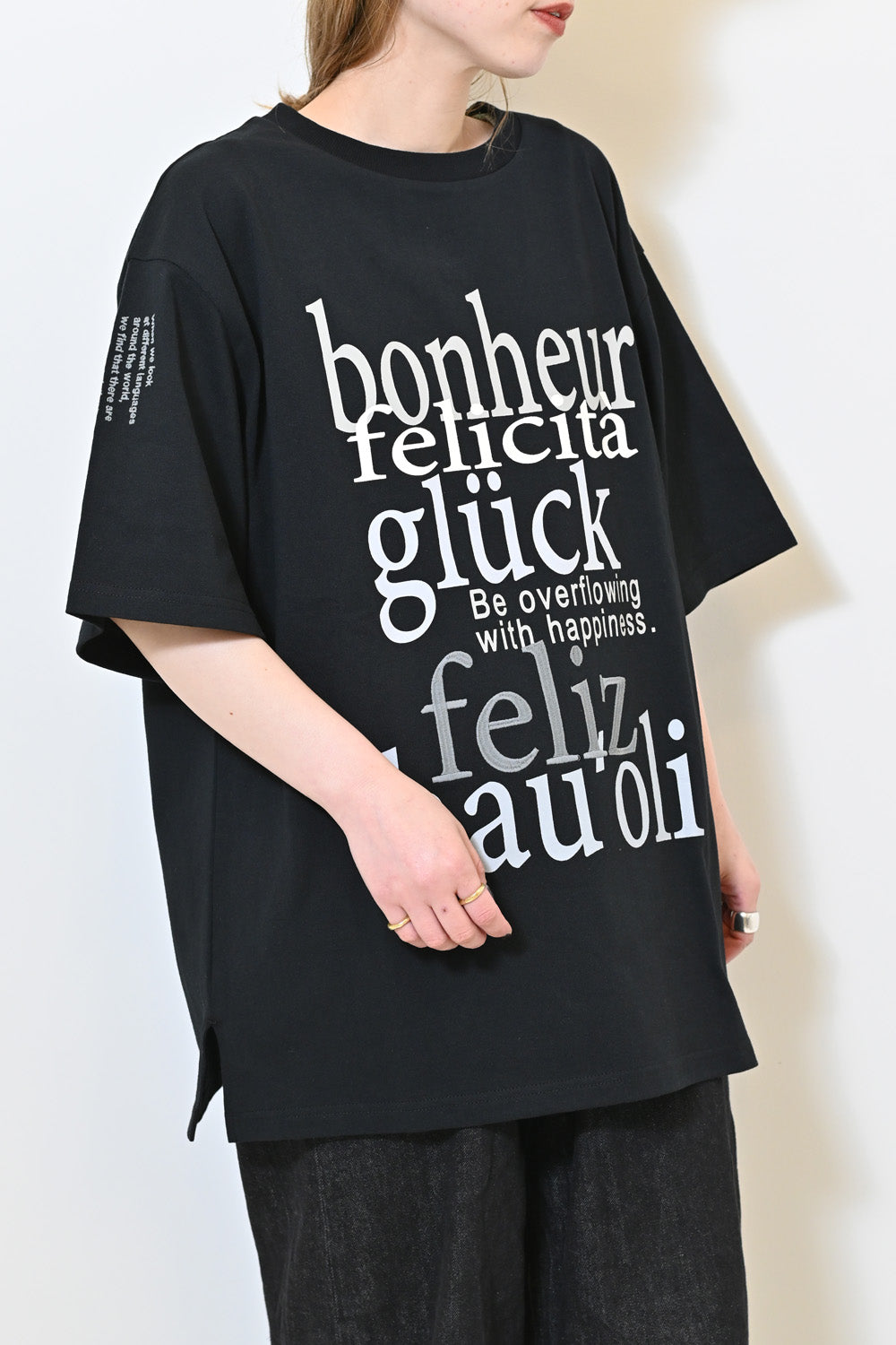 ≪SALE≫【charmmy】bonheur BIG TEE