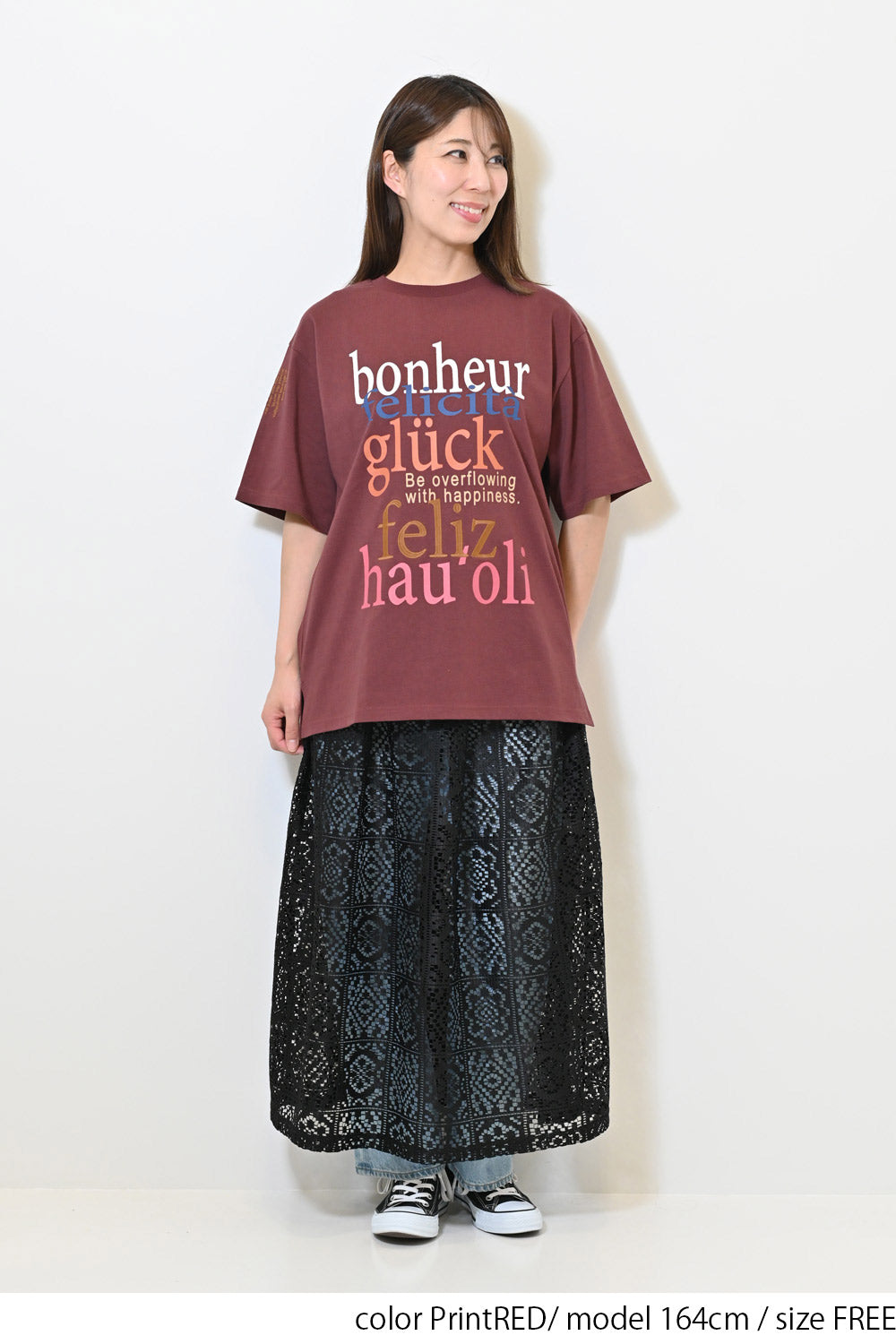 ≪SALE≫【charmmy】bonheur BIG TEE