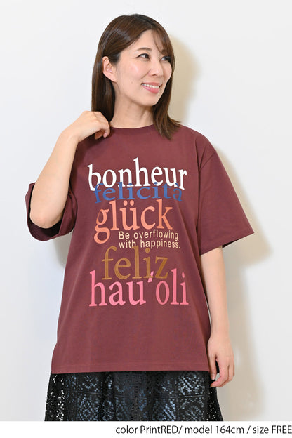 ≪SALE≫【charmmy】bonheurBIGTEE
