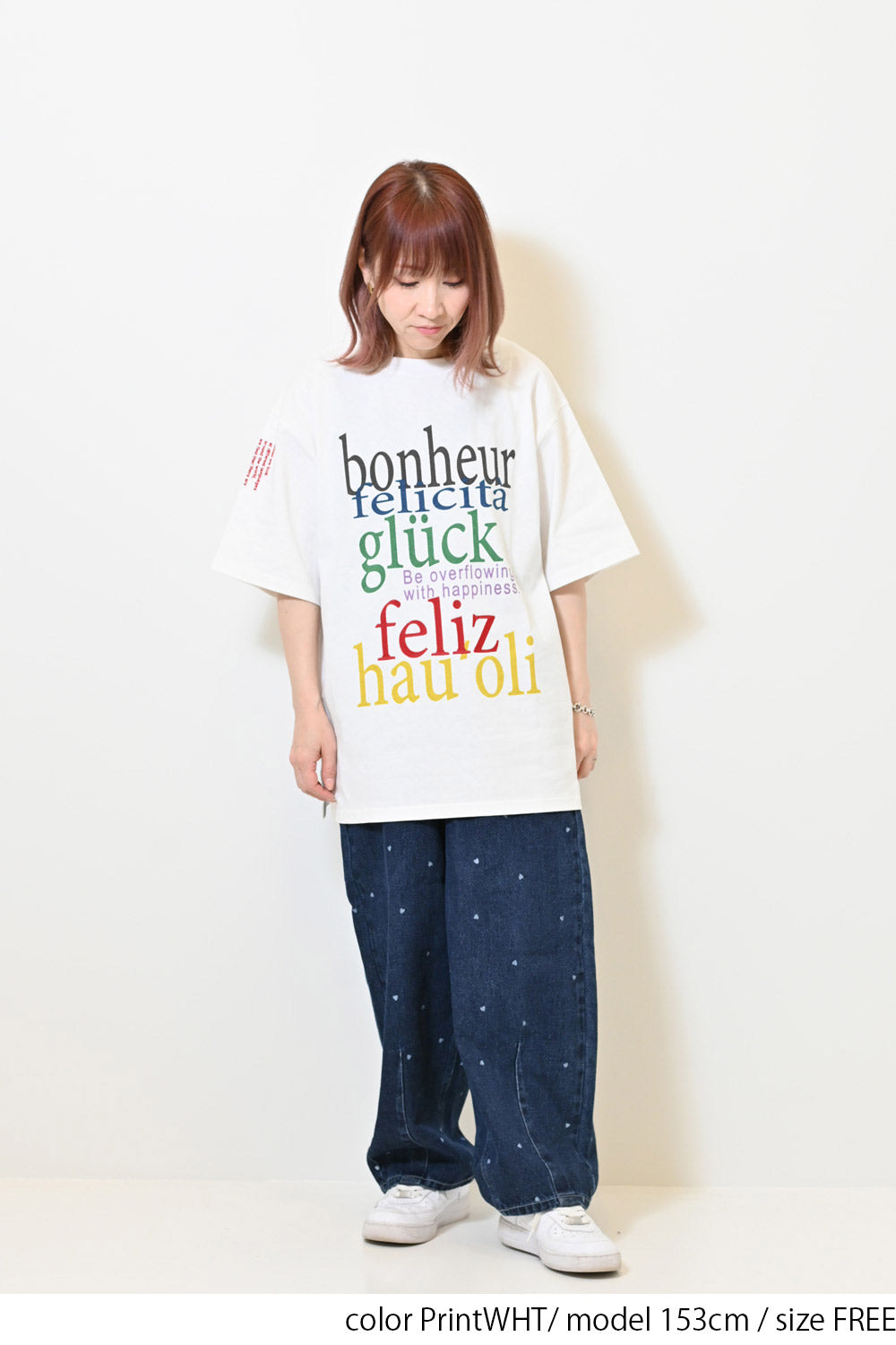≪SALE≫【charmmy】bonheur BIG TEE