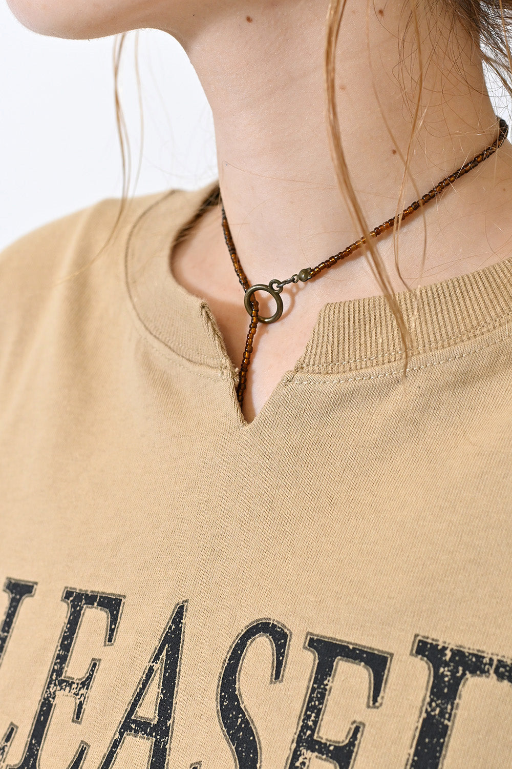 【charmmy】PLEASED切替Tシャツ