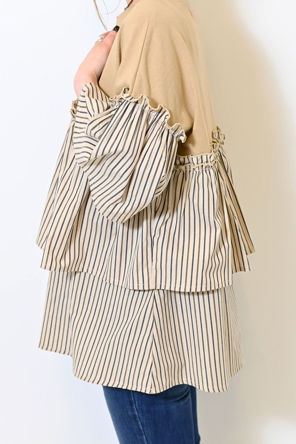 【charmmy】PLEASED切替Tシャツ