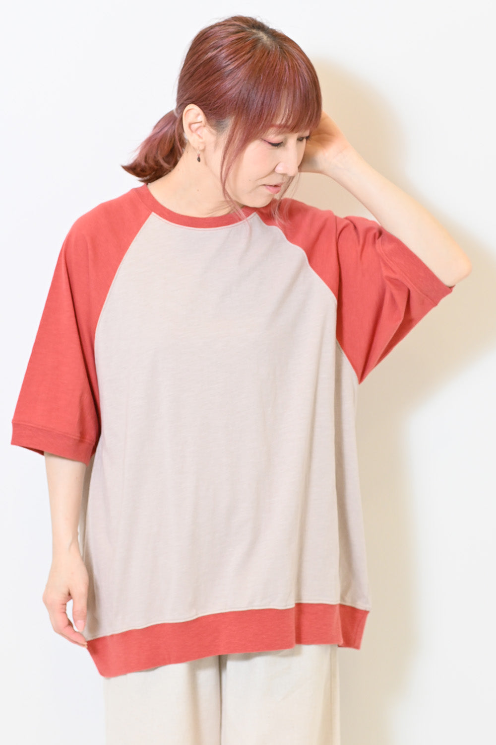 ≪SALE≫ムラ糸ラグランしずくチュニック – HEART MARKET