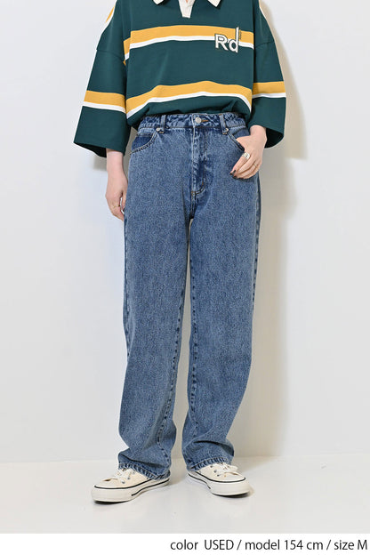 ≪SALE≫【charmmy】Heart Stitch Denim Pants