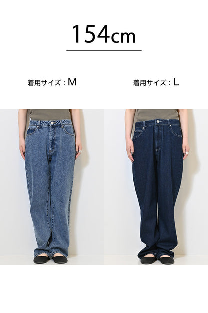 ≪SALE≫【charmmy】Heart Stitch Denim Pants