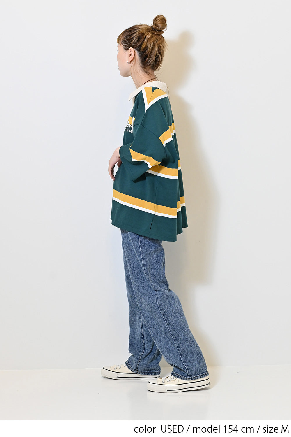 ≪SALE≫【charmmy】Heart Stitch Denim Pants
