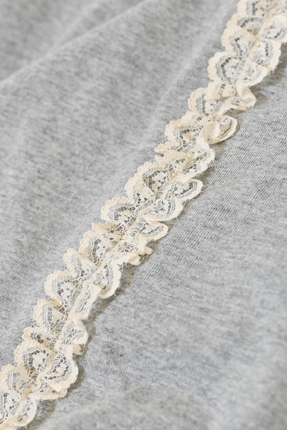 ≪SALE≫【charmmy】Lace Trim Straight Skirt