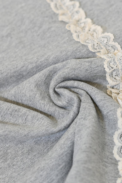 ≪SALE≫【charmmy】Lace Trim Straight Skirt